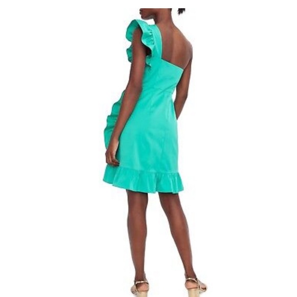 ๐ค๐ J.CREW One-Shoulder Ruffle Dress - Picture 5 of 11